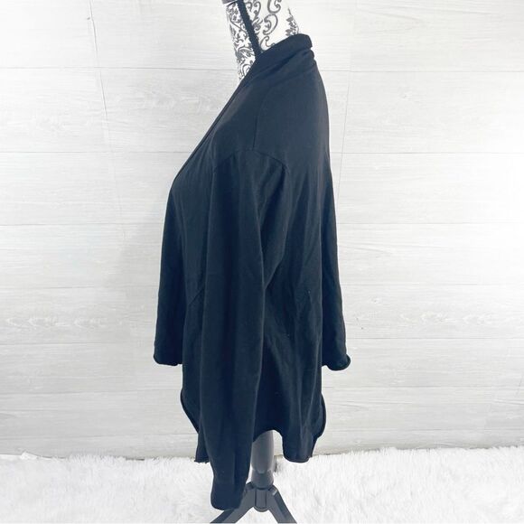 WILT Fly Away Angled Hem Open Front Cotton Cardigan - Picture 7 of 11